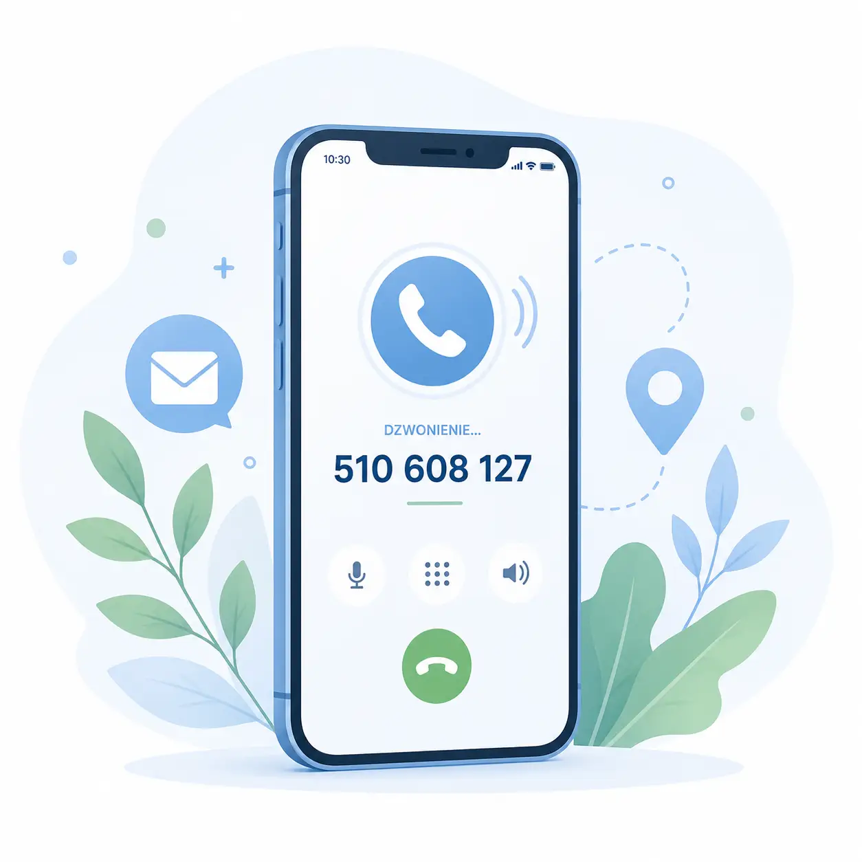 Ilustracja telefon