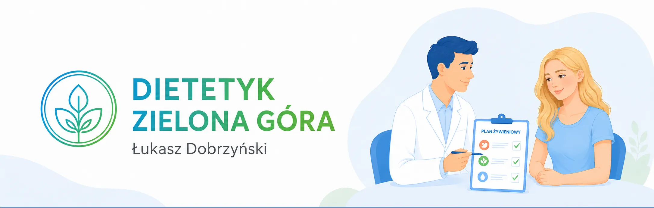 Baner na strone dietetyka
